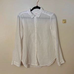 Xirena Gauze Cotton Button Down